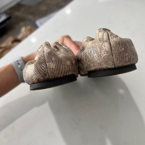 Tory Burch Reva Snakeskin print Ballet Flat - Picture 7 of 13